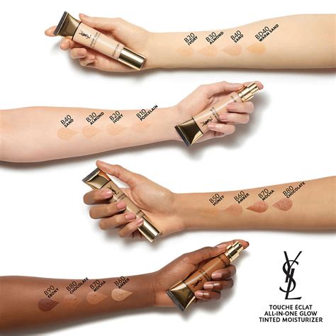 ysl touche eclat foundation vs all in one glow|ysl touche eclat foundation swatches.